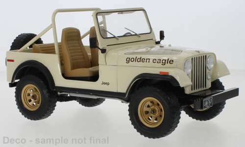 MCG Jeep CJ-7 Golden Eagle (1980) beige/Dekor (18280)