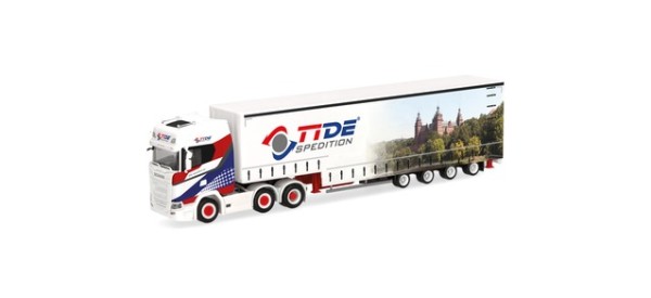 Herpa Scania CS 20 HD (6x2) Volumen-Sattelzug "TiDe Spedition"