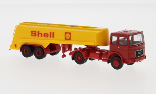Brekina MAN F7 Tank-Sattelzug "Shell"