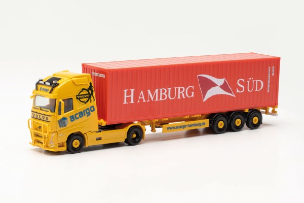 Herpa Volvo FH Gl. XL 2020 Container-Sattelzug "Acargo/Hamburg Süd" (316347)