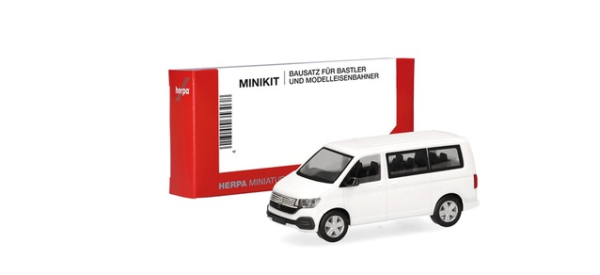 Herpa MiniKit: VW T6.1 Bus weiß (1 Stück)