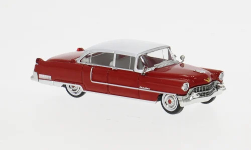 Brekina Cadillac Fleetwood 1955, rot/weiß