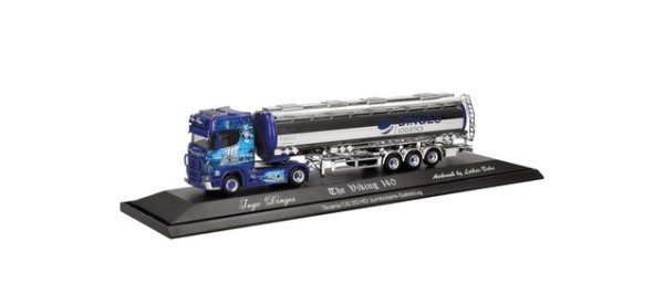 Herpa Scania CS 20 HD Jumbochromtank-Sattelzug "Ingo Dinges/Wickie"
