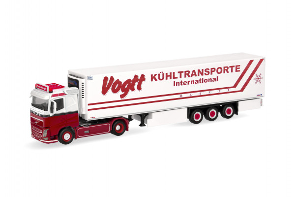 Herpa Volvo FH Flachdach 2013 Kühlkoffer-Sattelzug "Patrick Vogtt Kühltransporte Ahaus"