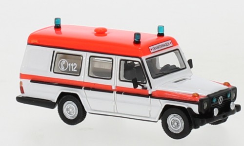 BoS: Mercedes G-Klasse Binz "Ambulanz" weiß/rot (87826)