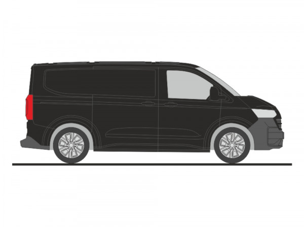 Rietze:VW Transporter T7 Kasten KR FD midnight black metallic