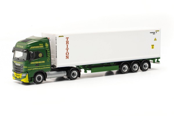 Herpa Iveco S-Way LNG Container-Sattelzug "Ancotrans/TRITON" (317146)