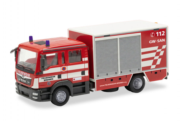 Herpa MAN TGL Euro6 GW-SAN "Feuerwehr Bremen