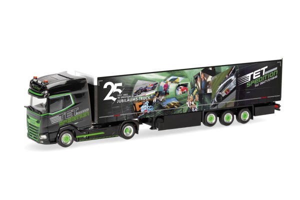 Herpa DAF XG+ Gardinenplanen-Sz. "TET/Jubiläum"