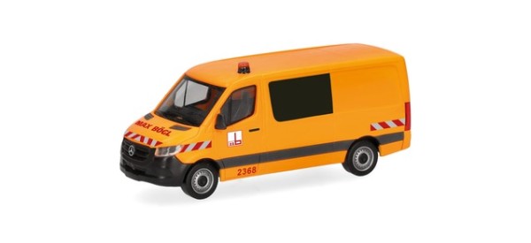Herpa MB Sprinter '18 Halbbus Flachdach "Max Bögl"