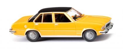 Wiking: Opel Commodore B verkehrsgelb/Dach schw. (079605)