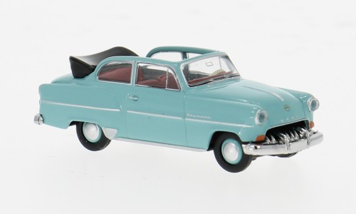 Brekina Opel Olympia ´53 Cabrio-Limousine helltürkis