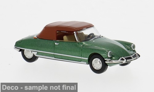 Brekina Cittroen DS 19 Cabriolet geschl. grün-met.