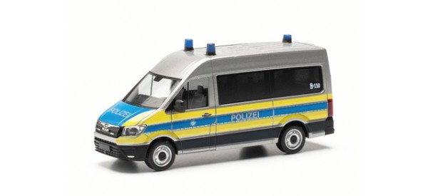 Herpa MAN TGE Bus Hochdach "Polizei Bayern"