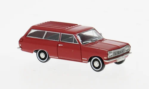 Brekina Opel Rekord B CarAVan rot