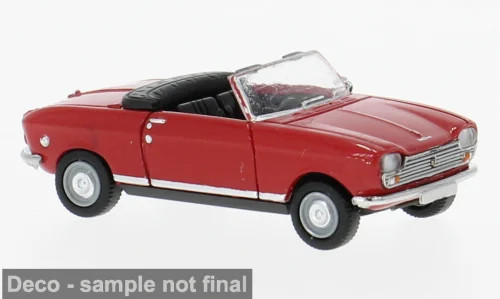 Brekina Peugeot 204 Cabrio rot