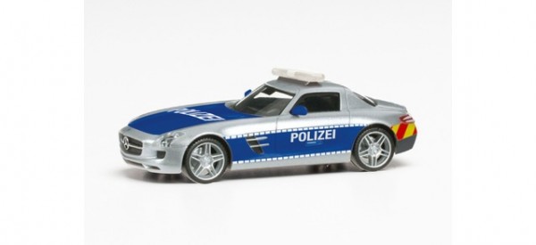 Herpa: Mercedes-Benz SLS AMG „Polizei Showcar“ (096515)