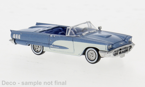 Brekina Ford Thunderbird offen blau