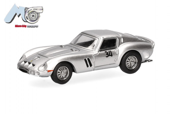 Herpa MicroCity Ferrari 250 GTO 34, silber