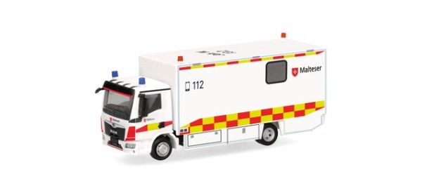 Herpa MAN TGL CC Koffer-LKW "Malteser München"