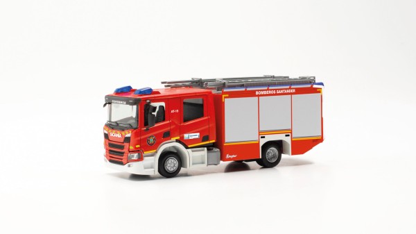 Herpa Scania CP Crewcab HLF Löschfzg. "Fw. Santander" (E) (097543)
