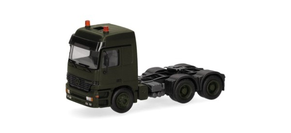 Herpa MB Actros L (96) MP1 Zgm. 3a (6x4) olivgrün (Belgien)