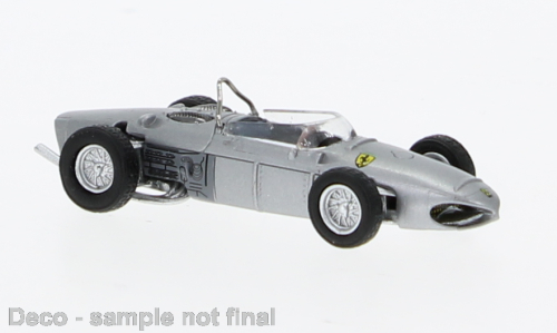 Brekina Ferrari F-156 in silber "Präsentation car"
