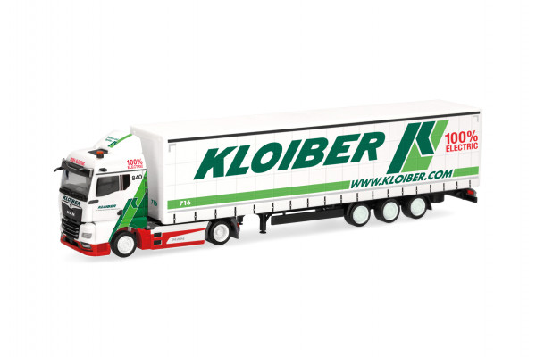 Herpa MAN eTGX GM Jumboplanen-Sattelzug "Kloiber"
