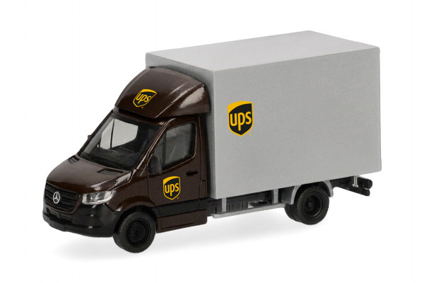 Herpa Mercedes-Benz Sprinter '18 mit Kofferaufbau "UPS"