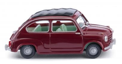 Wiking Fiat 600 weinrot (009908