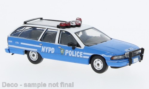 PCX87 Chevrolet Caprice Station Wagon "NYPD - Police" (870452)
