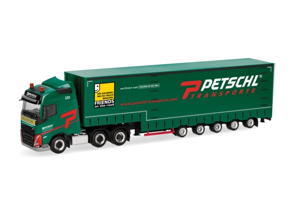 Herpa Volvo FH GL 2020 Volumenplanen-Sz. "Petschl"