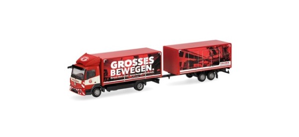 Herpa MB Atego 13 Koffer-Hängerzug "Colonia"