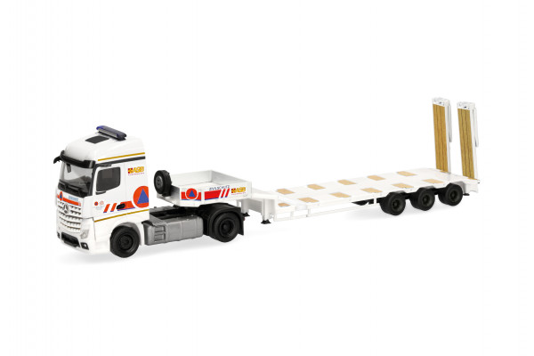Herpa Mercedes-Benz Arocs Semitieflade-Sattelzug "ASB-Zivilschutzreserve des Bundes"