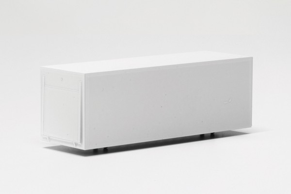 Herpa Teileservice Koffer 7,82m mit gravierter Ladebordwand, weiß (2 Stück) (085502)