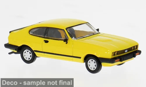 Brekina Ford Capri gelb