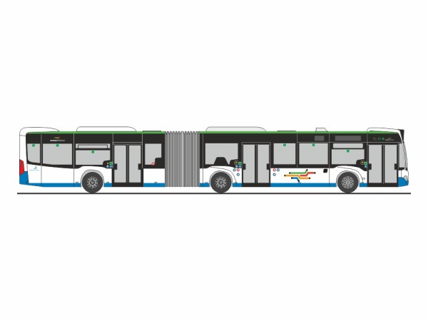 Rietze: Mercedes-Benz Citaro G´12 "Bahnen der Stadt Monheim"