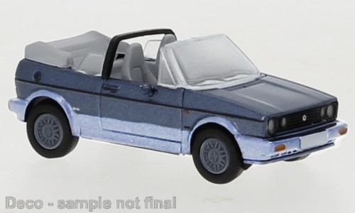 PCX87 VW Golf I Cabriolet (1991) d´blau-met./silber "Bel-Air" (870311)