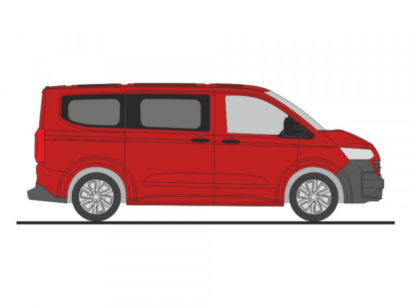 Rietze:VW e-Transporter T7 Bus KR FD intensive red