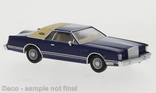 PCX87 Lincoln Continental Mark V (1977) d´blau-met. (870352)