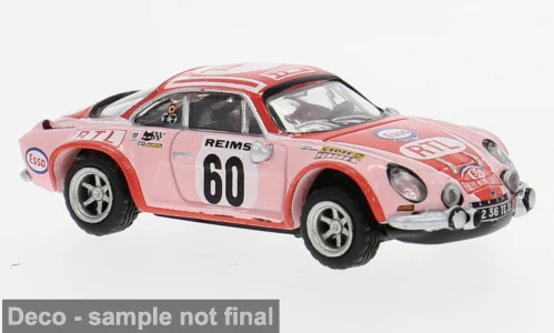 Brekina Renault Alpine A110, Siegerin Damenwertung Monte ´72, Pat Moss