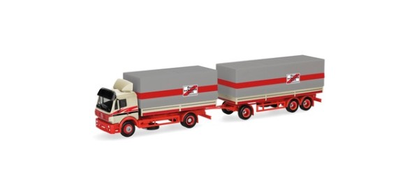 Herpa Mercedes-Benz SK 94 Planen-Hängerzug "fern-schnell-gut"