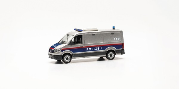 Herpa VW Crafter Kasten Flachdach "Polizei Österreich Gefangenentransport" (097406)