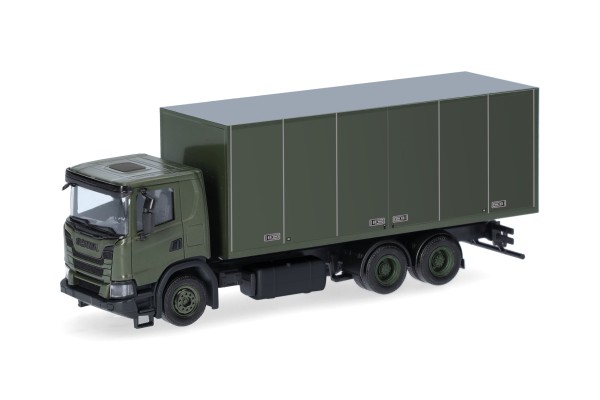 Herpa Scania XT17 Koffer-LKW 3a "Schwedische Armee" (S)
