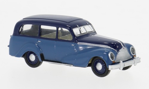 Brekina EMW 340 Kombi dunkelblau / blau