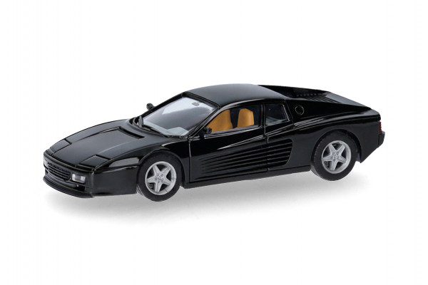 Herpa Ferrari 512 TR (Motorabdeckung zum Öffnen), nero