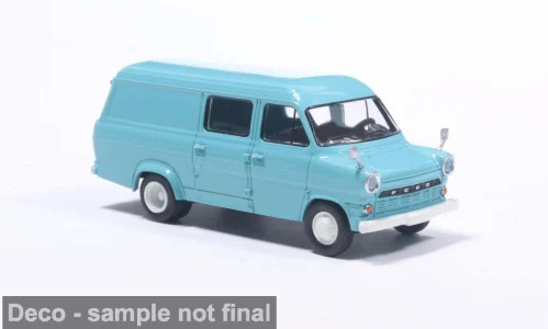 Brekina Ford Transit Kasten helltürkis