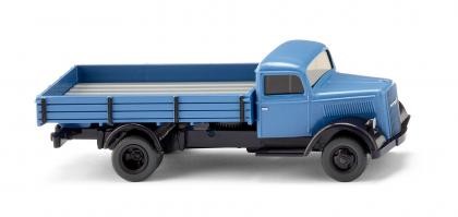 Wiking Opel Blitz Pritschen-Lkw fernblau (084007)