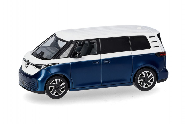 Herpa VW ID. Buzz People Bi-color, Candy Weiß, Blau Metallic