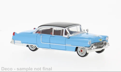 Brekina Cadillac Fleetwood 1955 blau/schwarz